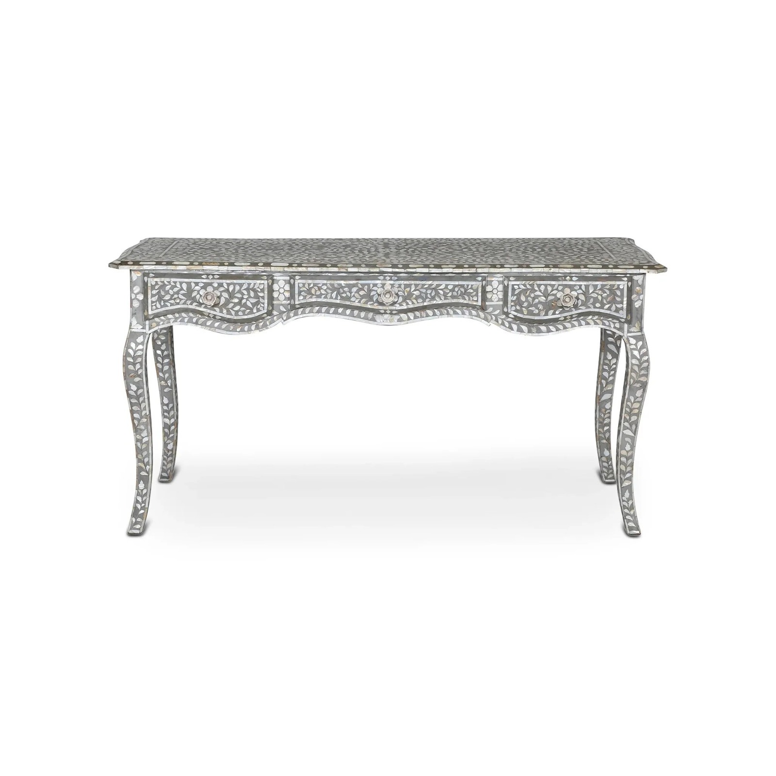 Elegant Console Table with Curved Legs